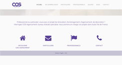 Desktop Screenshot of cos-agencement.com